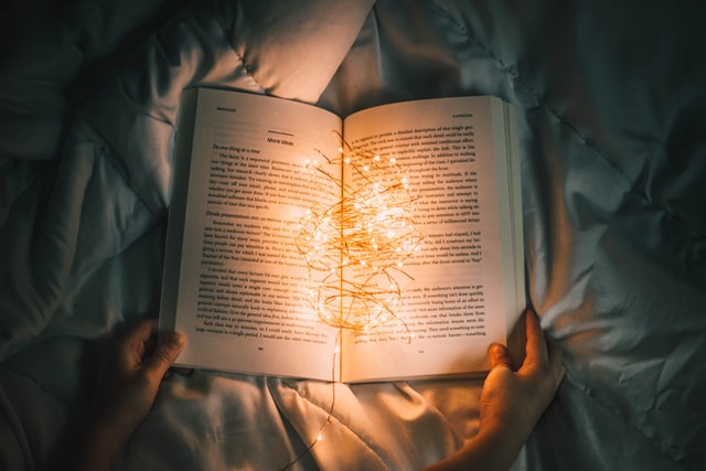 Lights within a book